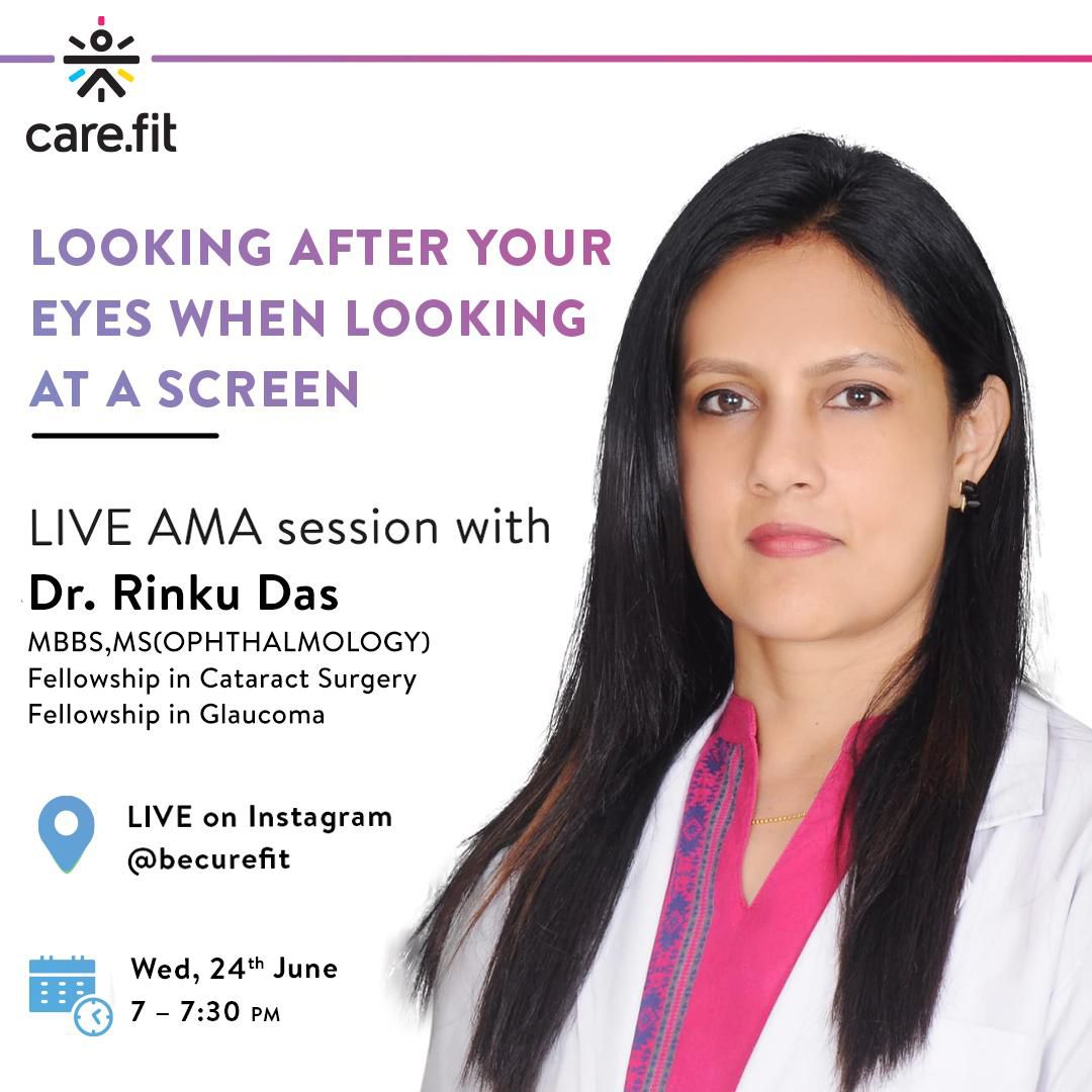 Live health panel during COVID-19 with Dr. Rinku Das speaking on vision and positivity
